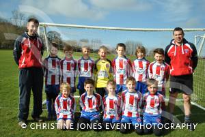 Montacute Youth v East Coker Cockerels Pt 2 – March 7, 2015: Montacute emerged 2-0 winners in their Under-9s Knockout Cup Semi-Final in the Yeovil Minisoccer League. Here we see the East Coker Cockerels team. Photo 1