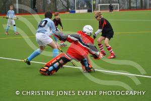 Under-12s county hockey championships - March 2015: Yeovil and Sherborne Hockey Club's Under-12s were crowned Somerset champions after winning a tournament. Here's Yeovil and Sherborne v Taunton CS. Photo 6