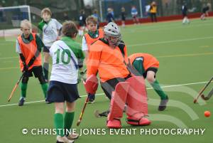 Under-12s county hockey championships - March 2015: Yeovil and Sherborne Hockey Club's Under-12s were crowned Somerset champions after winning a tournament. Chard v Shepton Mallet. Photo 17
