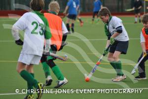 Under-12s county hockey championships - March 2015: Yeovil and Sherborne Hockey Club's Under-12s were crowned Somerset champions after winning a tournament. Chard v Shepton Mallet. Photo 19