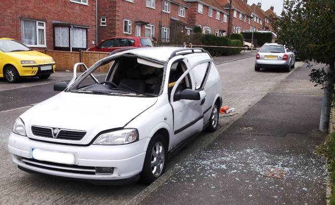 YEOVIL NEWS: Aerosol spray caused mini fireball in van explosion