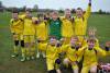 Montacute Youth v Wessex Wanderers Pt 1 – March 14, 2015: The final of the Under-9s Cup Final in the Yeovil Minisoocer League was won 1-0 by Montacute Youth. Here we see the Montacute players celebrate their win. Photo 1