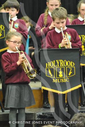 Chard Area Schools Concert Part 1 - March 2015: Young people from schools around the Chard area gathered at Holyrood Academy for a musical concert. Photo 18