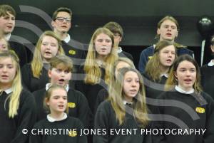 Chard Area Schools Concert Part 3 - March 2015: Young people from schools around the Chard area gathered at Holyrood Academy for a musical concert. Photo 6