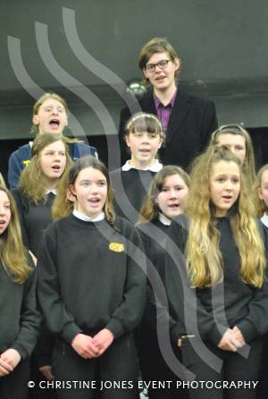 Chard Area Schools Concert Part 3 - March 2015: Young people from schools around the Chard area gathered at Holyrood Academy for a musical concert. Photo 8