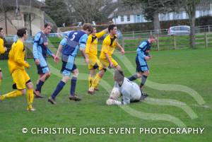 Ilminster Town 0, Minehead 2- Jan 5, 2013: The Blues fall to defeat at home in the Errea Somerset County League Premier Division: Photo 10