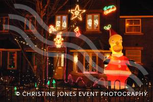 12th Night of Christmas - a festive gallery: Christmas house festive display in Yeovil. Photo 30