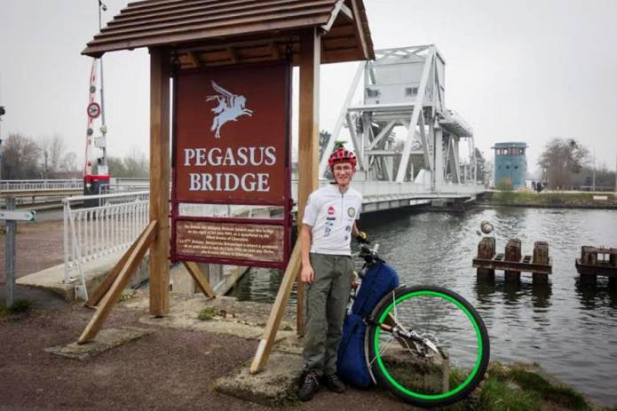 SOMERSET NEWS: Charity unicyclist pedals through Europe