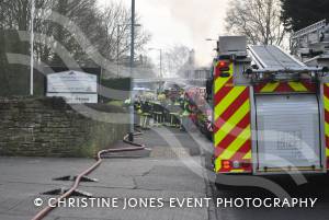 The Bell Inn fire in Preston Road, Yeovil, on January 6, 2013, Photo 2
