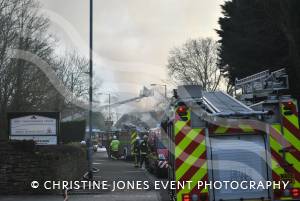 The Bell Inn fire in Preston Road, Yeovil, on January 6, 2013, Photo 3