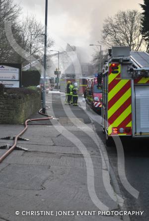 The Bell Inn fire in Preston Road, Yeovil, on January 6, 2013, Photo 4