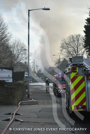 The Bell Inn fire in Preston Road, Yeovil, on January 6, 2013, Photo 9