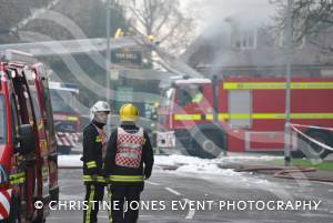 The Bell Inn fire in Preston Road, Yeovil, on January 6, 2013, Photo 23