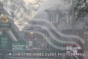 The Bell Inn fire in Preston Road, Yeovil, on January 6, 2013, Photo 26