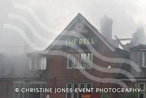 The Bell Inn fire in Preston Road, Yeovil, on January 6, 2013, Photo 43