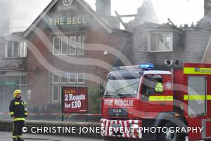 The Bell Inn fire in Preston Road, Yeovil, on January 6, 2013, Photo 48
