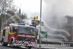The Bell Inn fire in Preston Road, Yeovil, on January 6, 2013, Photo 50