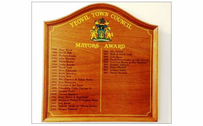 YEOVIL NEWS: Nominations needed for Mayor's Award
