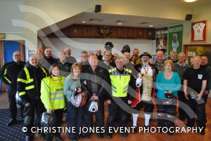 Mayor Mike’s Jurassic Jaunt – April 3, 2015: Bikers go out on a 112-mile bike ride in aid of the Mayor of Yeovil, Cllr Mike Lock's, chosen Flying Colours Appeal charity. Photo 3
