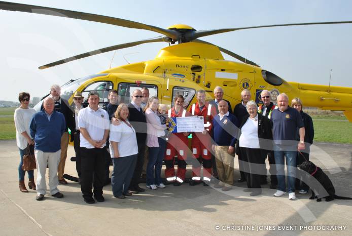 SOMERSET NEWS: Lions Clubs have lift-off in support of Dorset and Somerset Air Ambulance