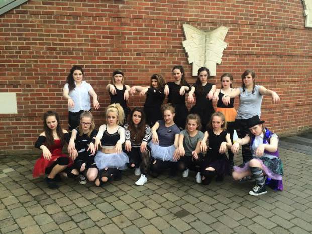 SCHOOLS AND COLLEGES: Holyrood dancers provide a Thriller