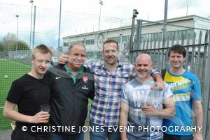 Pedal From Paris charity bike ride Part 1 - May 3, 2015: Just over 100 cyclists returned to Yeovil Town FC to complete a241-mile charity bike ride from Paris to Yeovil. Photo 11