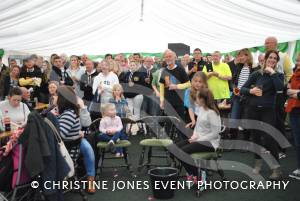 Pedal from Paris charity bike ride Part 5 – May 3, 2015: Just over 100 cyclists returned to Yeovil Town FC to complete a 241-mile charity bike ride from Paris to Yeovil. Photo 14
