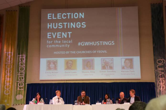 ELECTIONS: Hundreds attend Yeovil hustings at The Gateway