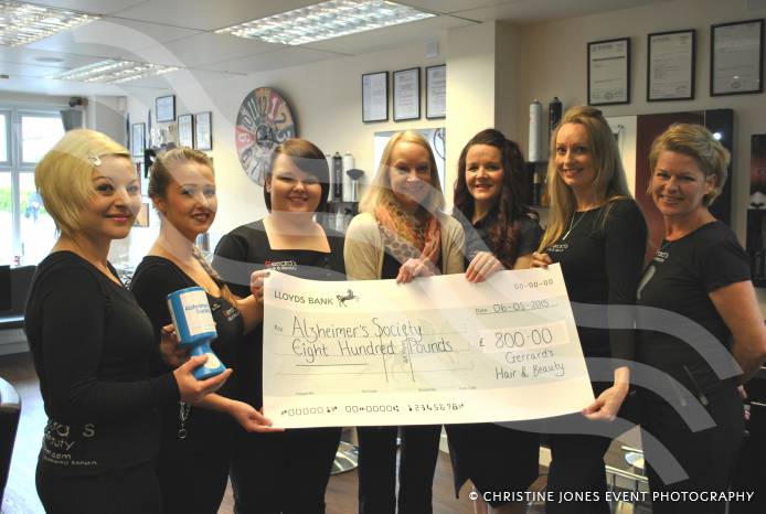 YEOVIL NEWS: Gerrard’s Hair and Beauty supports the Alzheimer’s Society