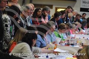 General Election Night - May 7-8, 2015: Westland leisure complex was a hive of activity for the count in the General Election for the Yeovil and the Somerton & Frome constituencies. Photo 11