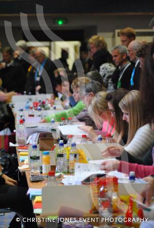General Election Night - May 7-8, 2015: Westland leisure complex was a hive of activity for the count in the General Election for the Yeovil and the Somerton & Frome constituencies. Photo 12