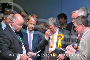 General Election Night - May 7-8, 2015: Westland leisure complex was a hive of activity for the count in the General Election for the Yeovil and the Somerton & Frome constituencies. Photo 26