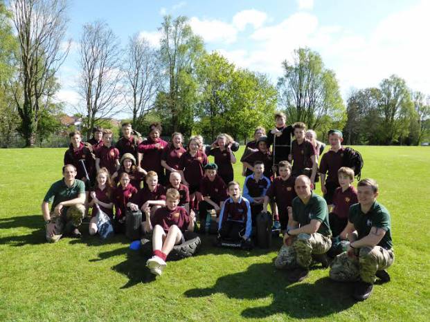SCHOOLS AND COLLEGES: Royal Marines at Holyrood Academy