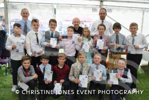 Ilminster Youth FC awards day - May 17, 2015: Yeovil Town coach Darren Way was the special guest at Ilminster Youths' end of season presentation day. Here we see the Under-11 Gladiators. Photo 1