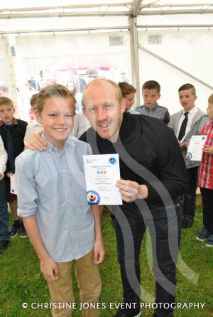 Ilminster Youth FC awards day - May 17, 2015: Yeovil Town coach Darren Way was the special guest at Ilminster Youths' end of season presentation day. Photo 8