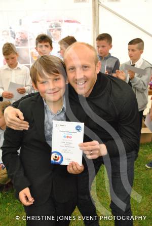 Ilminster Youth FC awards day - May 17, 2015: Yeovil Town coach Darren Way was the special guest at Ilminster Youths' end of season presentation day. Photo 9