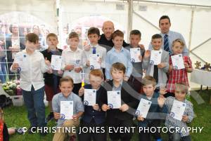 Ilminster Youth FC awards day - May 17, 2015: Yeovil Town coach Darren Way was the special guest at Ilminster Youths' end of season presentation day. Here we see the Ilminster Under-10s. Photo 10