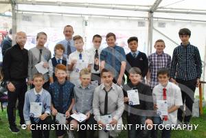 Ilminster Youth FC awards day - May 17, 2015: Yeovil Town coach Darren Way was the special guest at Ilminster Youths' end of season presentation day. Here we see the Under-13s Tigers. Photo 27