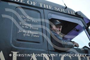Truckers hold a photocall ahead of this summer's Wessex Truck Show at the Yeovil Showground on January 12, 2013. Photo 13