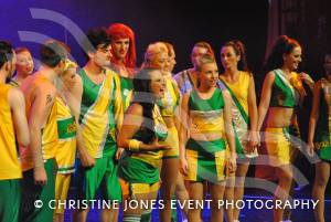 Bring It On with Motiv8 Productions Pt 6 – May 2015: Bring It On the Musical with Motiv8 Productions was presented at the Octagon Theatre in Yeovil from May 20-23, 2015. Photo 1