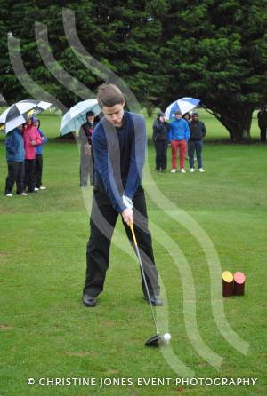The annual Captain's Drive-in at Windwhistle Golf Club on January 12, 2013. Junior captain Alex Manley. Photo 14