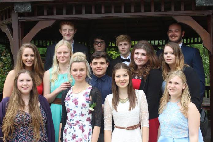 SCHOOLS AND COLLEGES: Holyrood Sixth-Formers get together before exams