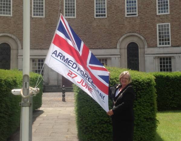 SOMERSET NEWS: Flying the flag for Armed Forces Day