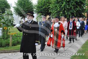 Mayor of Yeovil’s Civic Service Part 1 – July 5, 2015: Civic leaders from around the area attended the Civic Service for the Mayor of Yeovil, Cllr Mike Lock. Photo 1