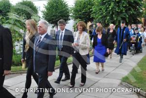 Mayor of Yeovil’s Civic Service Part 1 – July 5, 2015: Civic leaders from around the area attended the Civic Service for the Mayor of Yeovil, Cllr Mike Lock. Photo 9