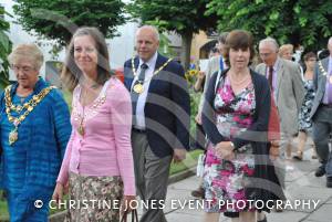 Mayor of Yeovil’s Civic Service Part 1 – July 5, 2015: Civic leaders from around the area attended the Civic Service for the Mayor of Yeovil, Cllr Mike Lock. Photo 14