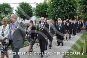 Mayor of Yeovil’s Civic Service Part 1 – July 5, 2015: Civic leaders from around the area attended the Civic Service for the Mayor of Yeovil, Cllr Mike Lock. Photo 15
