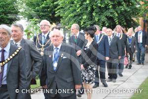 Mayor of Yeovil’s Civic Service Part 1 – July 5, 2015: Civic leaders from around the area attended the Civic Service for the Mayor of Yeovil, Cllr Mike Lock. Photo 16