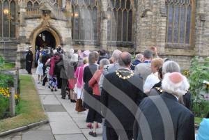 Mayor of Yeovil’s Civic Service Part 1 – July 5, 2015: Civic leaders from around the area attended the Civic Service for the Mayor of Yeovil, Cllr Mike Lock. Photo 17