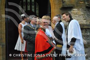 Mayor of Yeovil’s Civic Service Part 2 – July 5, 2015: Civic leaders from around the area attended the Civic Service for the Mayor of Yeovil, Cllr Mike Lock. Photo 1